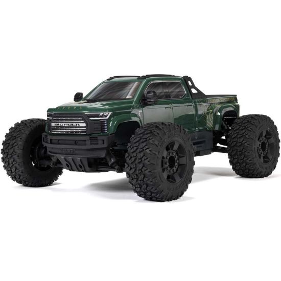 Picture of Arrma ARA4312V4T2 1/10 BIG ROCK 4X4 223S BLX BRUSHLESS STREET TRUCK RTR WITH DSC, (Green)