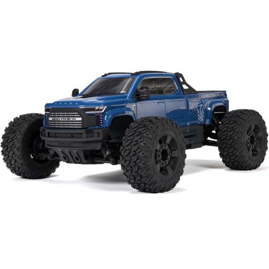 Picture of Arrma ARA4312V4T3 1/10 BIG ROCK 4X4 223S BLX BRUSHLESS STREET TRUCK RTR WITH DSC, (Blue)