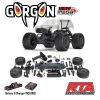Picture of Arrma ARA3230SKT2 1/10 GORGON 4X2 MEGA 550 Brushed Monster Truck Ready-To-Assemble Kit with Battery & Charger-Clear Body