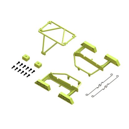 Picture of Arrma ARA320819 Desert Truck Body Roll Cage Set (Yellow) - Mojave GROM