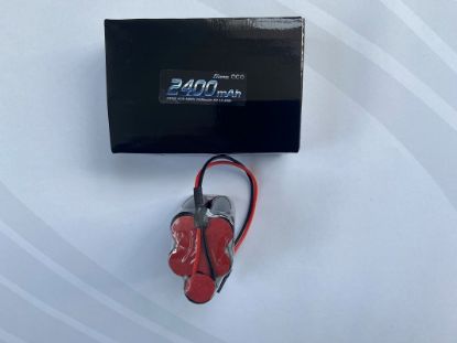 Picture of Gens Ace GA2400-5SAA-B  6.0V 2400mah NiMh Barn RX Pack w/JR Plug, 120mm Long Lead 150g