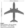 Picture of E-Flite EFL-1493 Airbus A320neo 1.5m Airliner Twin 64mm EDF BNF Basic with AS3X+ and SAFE Select