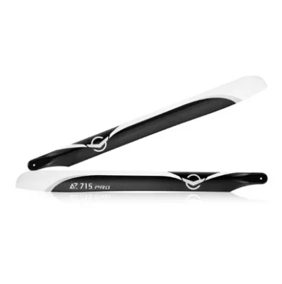 Picture of Azure Power 102715 AZ-715 PRO Heli Main Blades 715mm (Black/White)