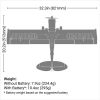 Picture of E-Flite EFL02150D Micro Scrappy 800mm BNF Basic with AS3X and SAFE Select