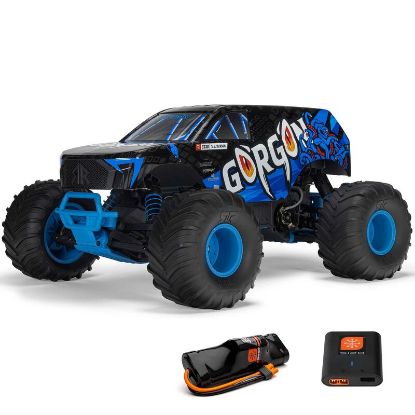 Picture of Arrma ARA3230ST5 1/10 GORGON 2WD RTR Brushed Monster Truck (Battery & Charger Included), Blue