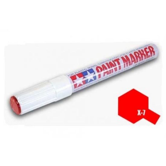 Picture of Tamiya 89007 Marker X-7 Red Gloss Paint Marker 