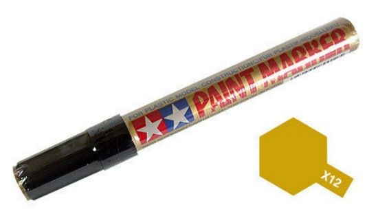 Picture of Tamiya 89012 Marker X-12 Gold Gloss Paint Marker