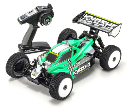 Picture of Kyosho KYO 34113T1B 1/8 EP RS 4WD INFERNO MP10e Green Racing Buggy RTR