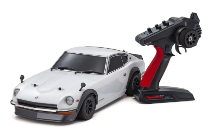 Picture of Kyosho KYO 34427T1B 1/10 EP RS 4WD FAZER Mk2 FZ02 Series 1971 DATSUN 240Z Tuned Ver. White (with Battery & Charger) RTR