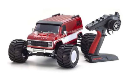 Picture of Kyosho KYO 34491T1C-B 1/10 4WD FAZER Mk2 FZ02L VE-BT Series MAD VAN VE RTR- Red
