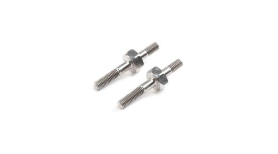 Picture of LOSI TLR336010 Shock Standoff, Carbon Tower, Titanium (2): 22 5.0