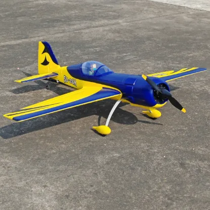 Picture of Dynam DY8948V2BL Sukhoi SU-26M V2 Blue 4S Aerobatic 3D Sport RC Plane 1200mm Wingspan PNP