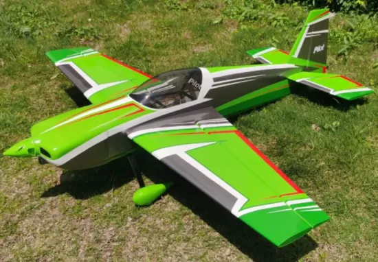 Picture of Pilot-RC Slick – 84″ (2.13m) Colour 04 Green/Grey/Red ARF Kit- Delivery Early September!!