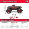 Picture of Arrma ARA3537T1 1/10 QUAKE 223S DSC 2WD RTR Brushless Monster Truck, Red