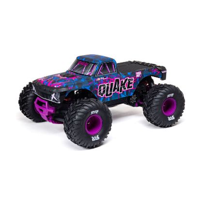 Picture of Arrma ARA3537T3 1/10 QUAKE 223S DSC 2WD RTR Brushless Monster Truck, Purple