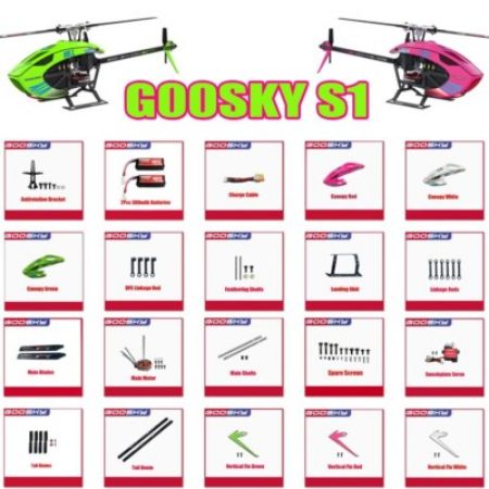 Picture for category Goosky S1 Helicopter Parts