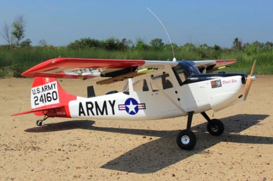 Picture of Seagull SEA378W- Indent 2025 Cessna L-19A Bird Dog "Old Dog" 98.5" ARF 35-40cc (white) NEW 2025 