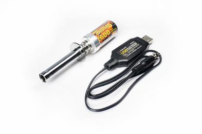 Picture of Koswork KOS05004-2600SET 2600mAh Glow Igniter/Starter Set (w/USB Charger)