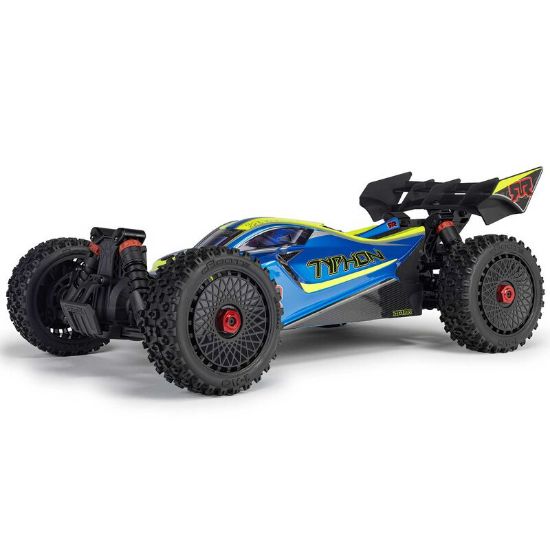 Picture of Arrma ARA4306V4T4 1/8 TYPHON 223S BLX Brushless 4X4 Buggy RTR with DSC, Blue