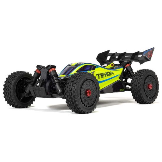 Picture of Arrma ARA4306V4T2 1/8 TYPHON 223S BLX Brushless 4X4 Buggy RTR with DSC, Yellow