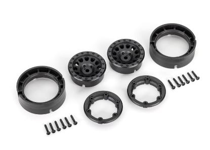 Picture of Traxxas 9781 Black 1.0" Method Race Wheels (2) TRX-4M