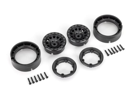 Picture of Traxxas 9781 Black 1.0" Method Race Wheels (2) TRX-4M