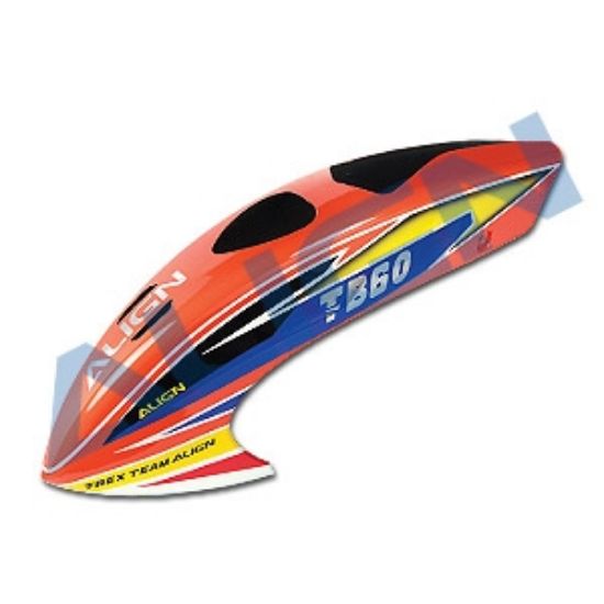 Picture of Align HCB6001  TB60 Painted Canopy - Orange