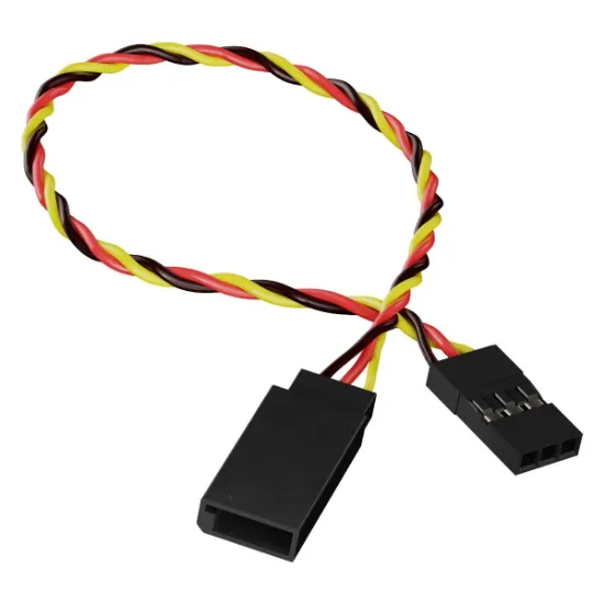 Picture of HHHWFJ075 SERVO EXTENSION CABLE 75mm JR Colour (will fit Futaba)