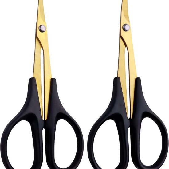 Picture of VG VGLFTOOL009 Titanium Straight / Curved Tip Scissors