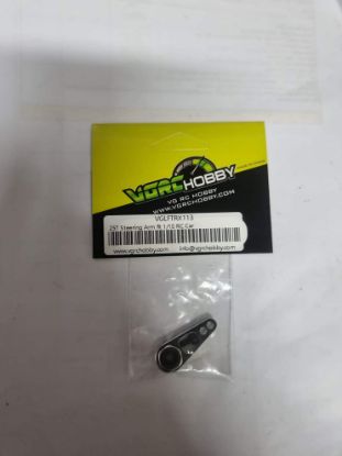 Picture of VGRC Hobby VGLFTRX113 25T (Savox/Futaba) Steering Arm/Horn- 1/10 RC Car- Black