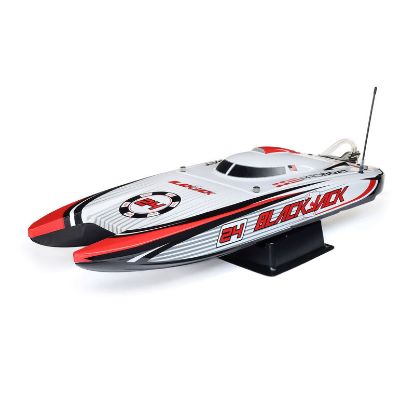 Picture of Proboat PRB08049T2 Blackjack 24" V2 Catamaran Brushless: RTR, Vegas Offshore