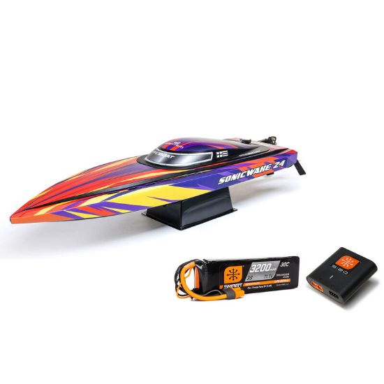 Picture of ProBoat PRB-1992T1 Sonicwake 24 Inch Self-Righting Brushless Deep-V RTR (Battery & Charger Included)