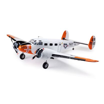 Picture of E-Flite EFL-3726 Beechcraft D18/RC-45J 1.5m BNF Basic with AS3X+ and SAFE Select