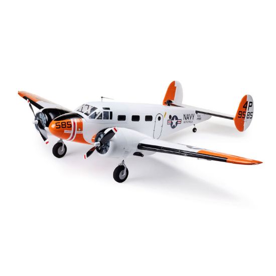 Picture of E-Flite EFL-3726 Beechcraft D18/RC-45J 1.5m BNF Basic with AS3X+ and SAFE Select