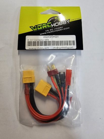 Picture of VGRC Hobby VGLFOPO04501 6 in 1 Charge Lead to XT60