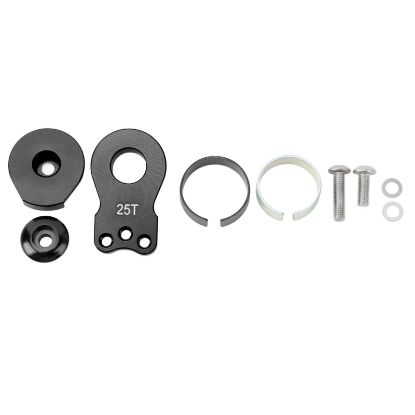 Picture of VGRC Hobby VGLFOP146 25T Aluminum Servo Horn/Saver- Black