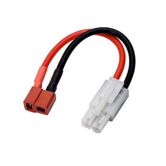 Picture of EV-Peak N27326 Tamiya Male to Deans Female Connector Adapter 18AWG 150mm