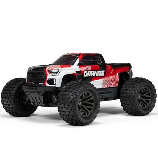 Picture of Arrma ARA4302V4T2 1/10 GRANITE 223S DSC 4X4 RTR Brushless Monster Truck, Red