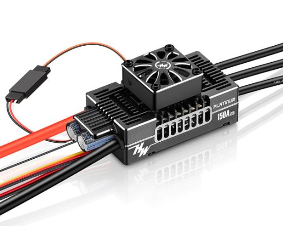 Picture of Hobbywing 30203501 Platinum 150A 3-8S V5.1 Brushless High-Performance 520-580 Size Heli ESC