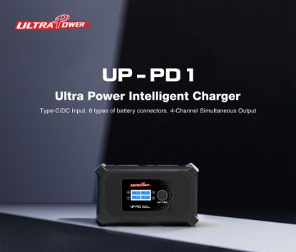 Picture of Ultra Power UP-PD1 Ultra Power Intelligent 4-Channel (8.7Wx4) Smart Charger with Type-C/DC Input