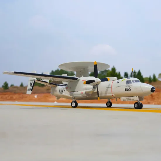 Picture of Dynam DY8982 E-2C Hawkeye AEW 1500mm Twin-Engine 360° Rotating Radar RC Scale Airplane PNP