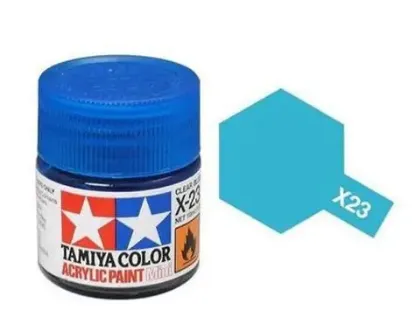 Picture of Tamiya 81523 X-23 Acrylic 10ML Clear Blue
