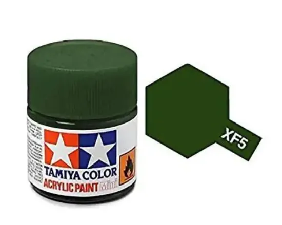 Picture of Tamiya 81705 XF-5 Acrylic 10ML Flat Green