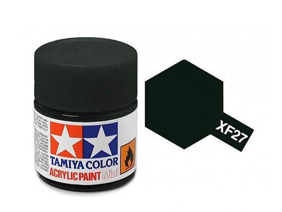 Picture of Tamiya 81727 XF-27 Acrylic 10ML Black Green