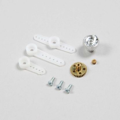 Picture of Spektrum SPMSA3821 Servo Arms, Metal Gears SA382 Servo