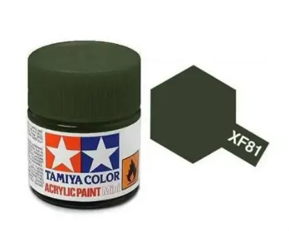 Picture of Tamiya XF-81 81781 Acrylic 10ML Dark Green 2 RAF
