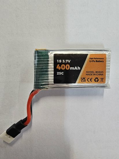 Picture of Volantex RC 10285 3.7V 1S 400mah Lipo Battey (fits TOP RC & Volantex RC Mini Planes)