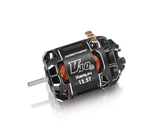 Picture of Hobbywing 30401763 XeRun V10 G5 Black Torque 13.5T 4050kV Sensored Brushless Motor