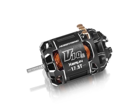 Picture of Hobbywing 30401764 XeRun V10 G5 Black Torque 17.5T Sensored Brushless Motor
