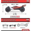 Picture of Arrma ARA2106T1 TYPHON GROM MEGA 380 Brushed 4X4 Small Scale 1/14 Buggy RTR with Battery & Charger, Blue/Silver 